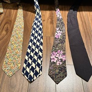Hugo Boss bundle of 4 ties.